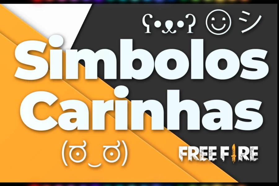 Símbolo de Carinhas para Nick no Free Fire Emojis para Copiar e Colar