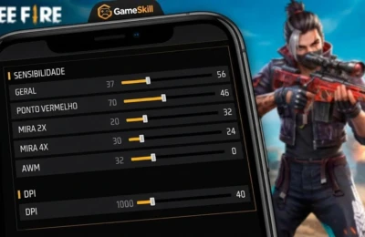 Melhor sensiblidade para free fire ajuster de dbi