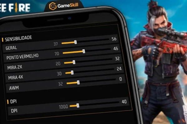 Melhor sensiblidade para free fire ajuster de dbi