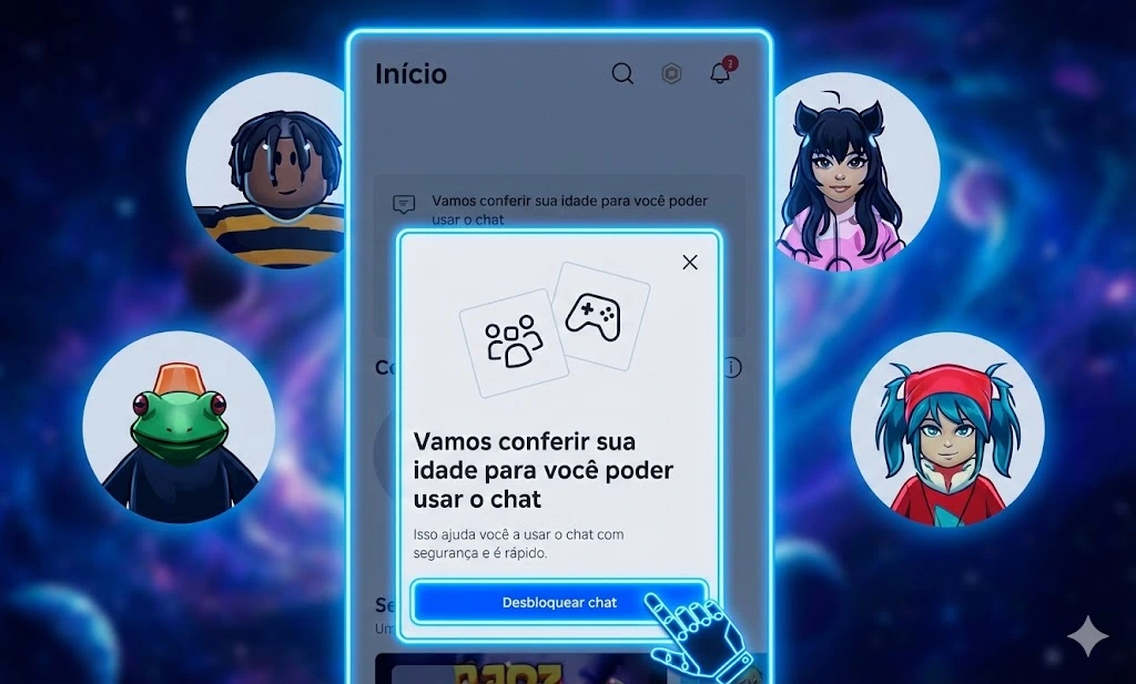 Como liberar o seu chat de roblox atualizado