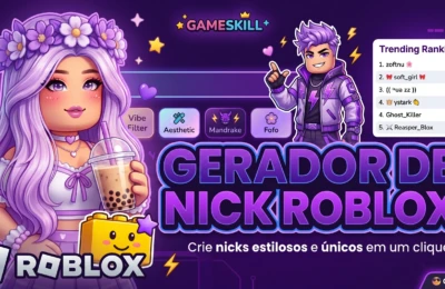 Gerador de Nick Roblox atualizado