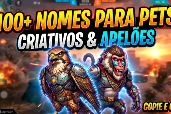 Nomes para pets free fire