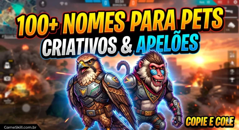 Nomes para pets free fire