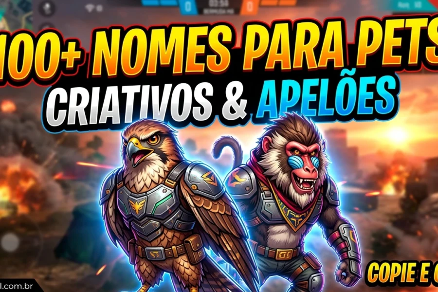 Nomes para pets free fire