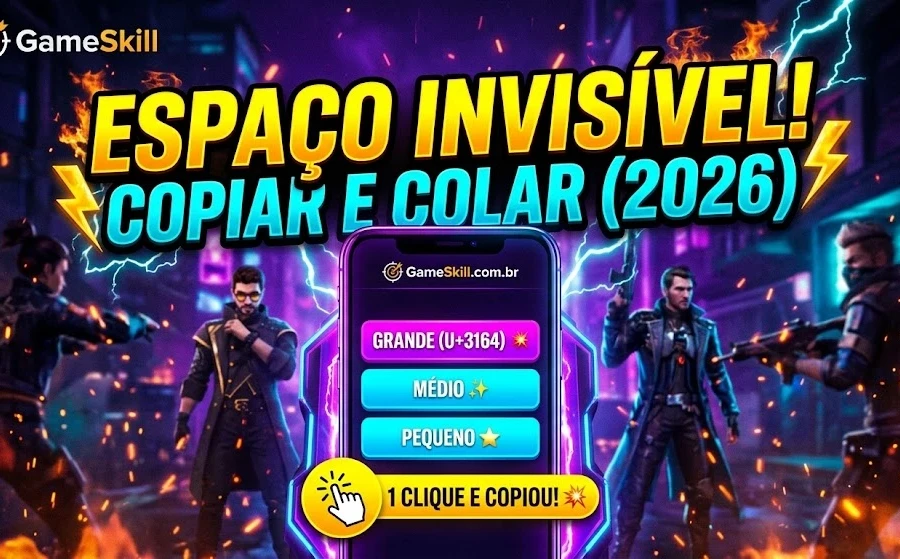 Free Fire Espaço no nick