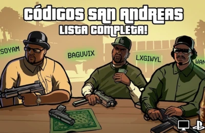 LIsta de código gta Sandreas