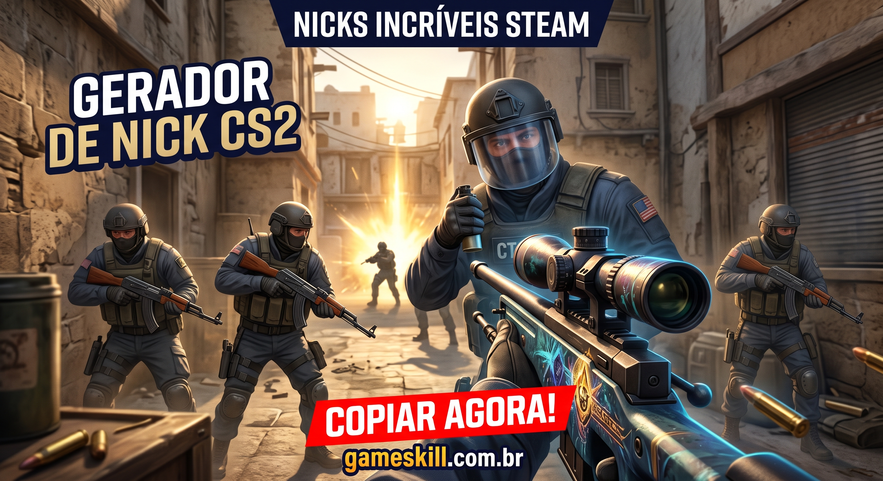 gerando nick de cs2
